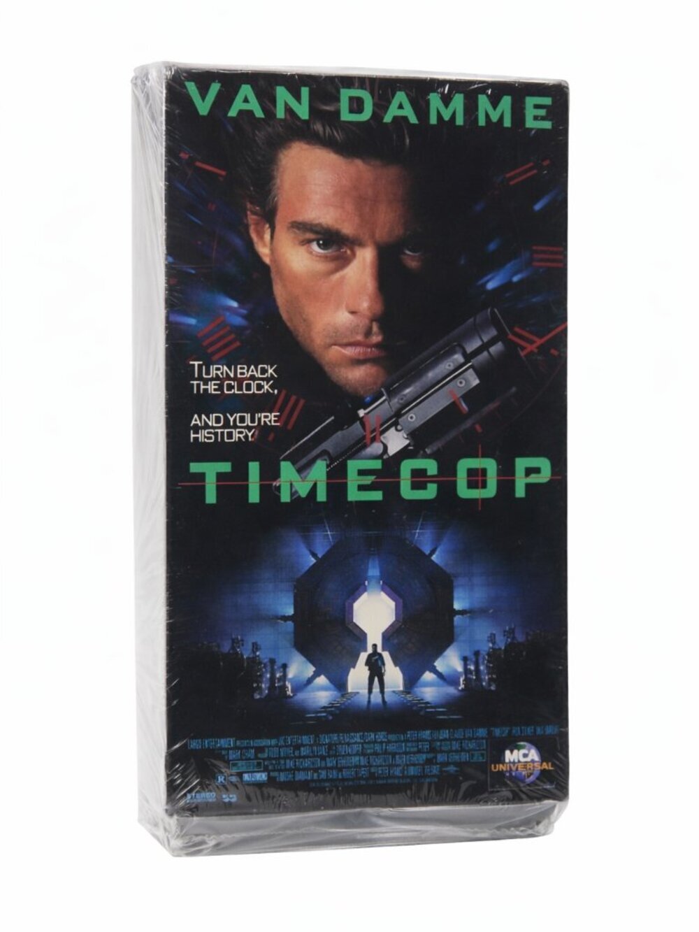Timecop VHS Tape Sealed Jean-Claude Van Damme MCA Universal Sci-Fi Action Movie